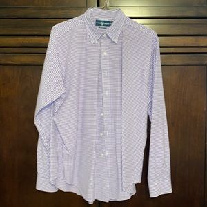 Ralph Lauren classic fit button down shirt purple XL